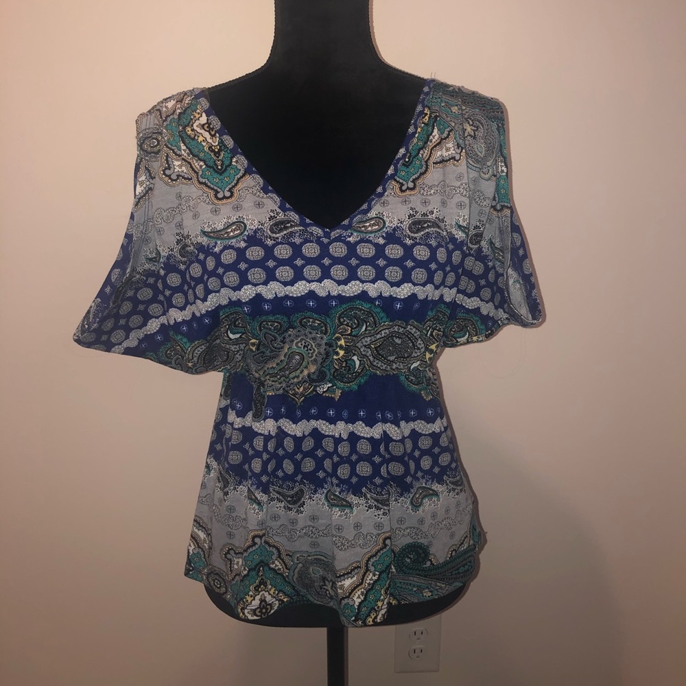 Boho V Neck Top